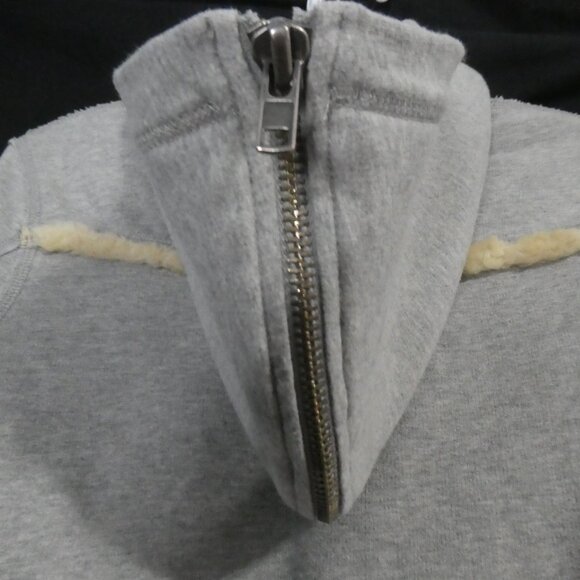 JUICY COUTURE | Pink Tag P | P2P 15 inches measured | Grey Hooded Zip-Up Jacket - Picture 7 of 16